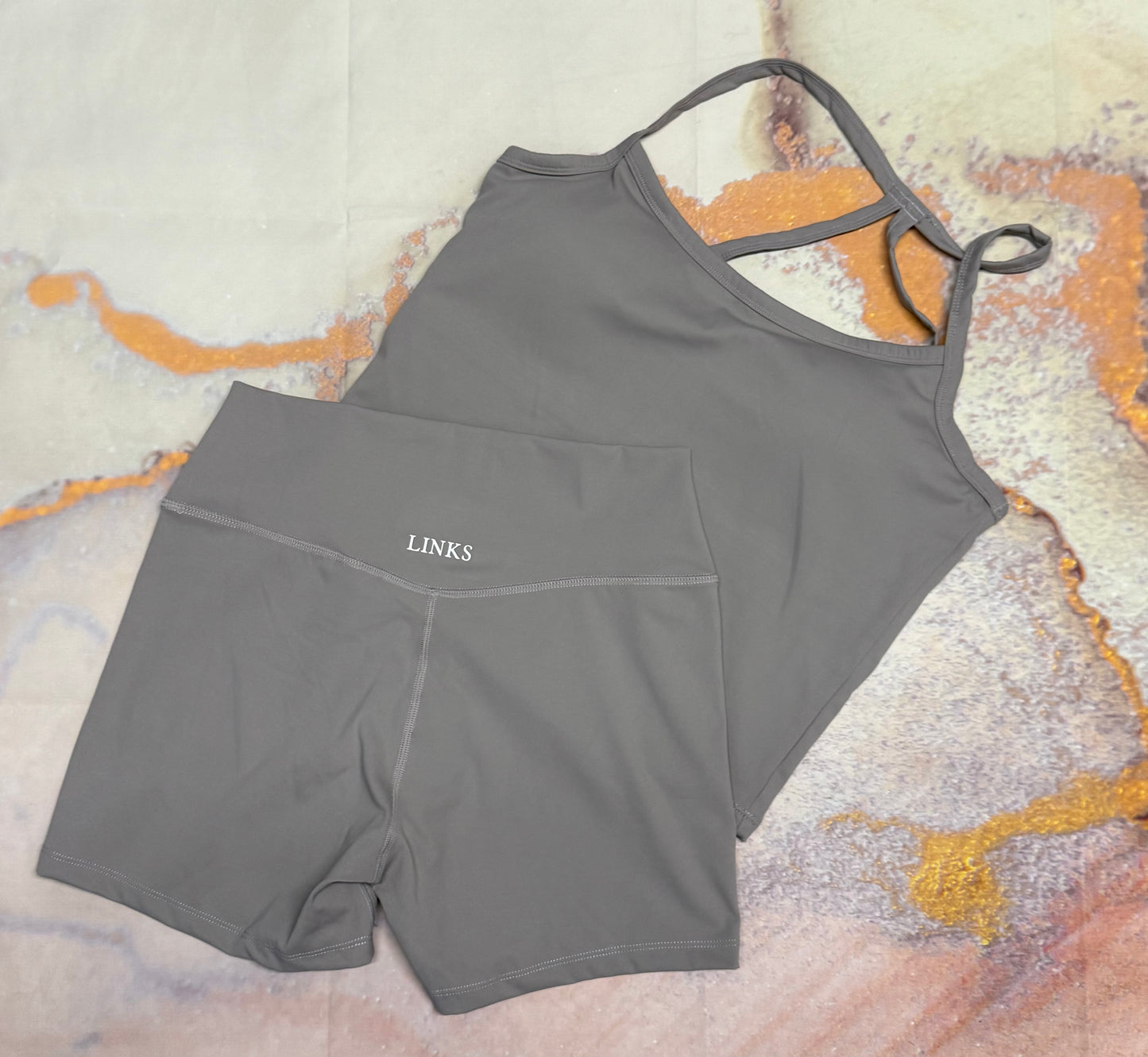 *PRE-ORDER* Stone cross back 2 piece